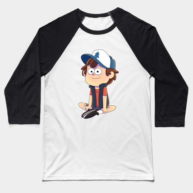 Dipper Baseball T-Shirt by archervale